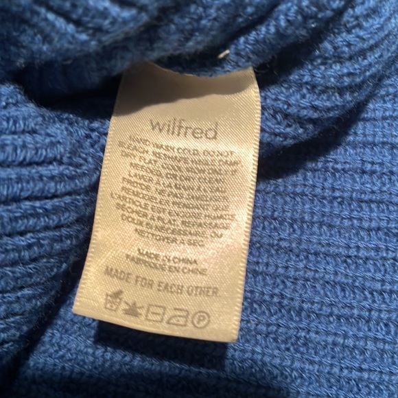 ❤️Sold❤️Wilfred Sardou Blue Sweater - Picture 6 of 7